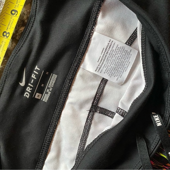 Nike Dri-Fit Power Racer Crop Running Athletic Leggings Women’s Medium Pink - Picture 5 of 6